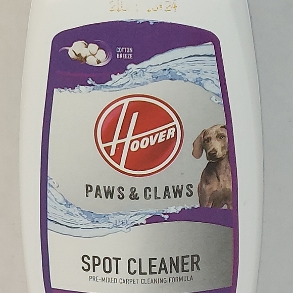 Hoover Paws & Claws Spot Clean Carpet Cleaning Formula Premix 6oz Cotton Breeze - Picture 1 of 7